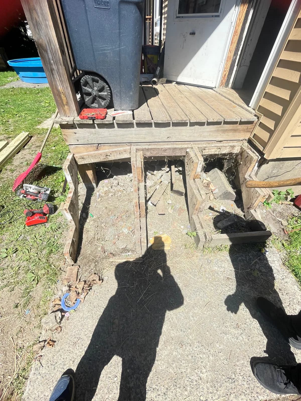 Before — Decks and stairs