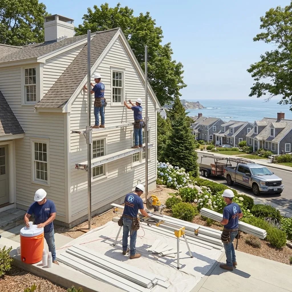 Vinyl and wood siding repair