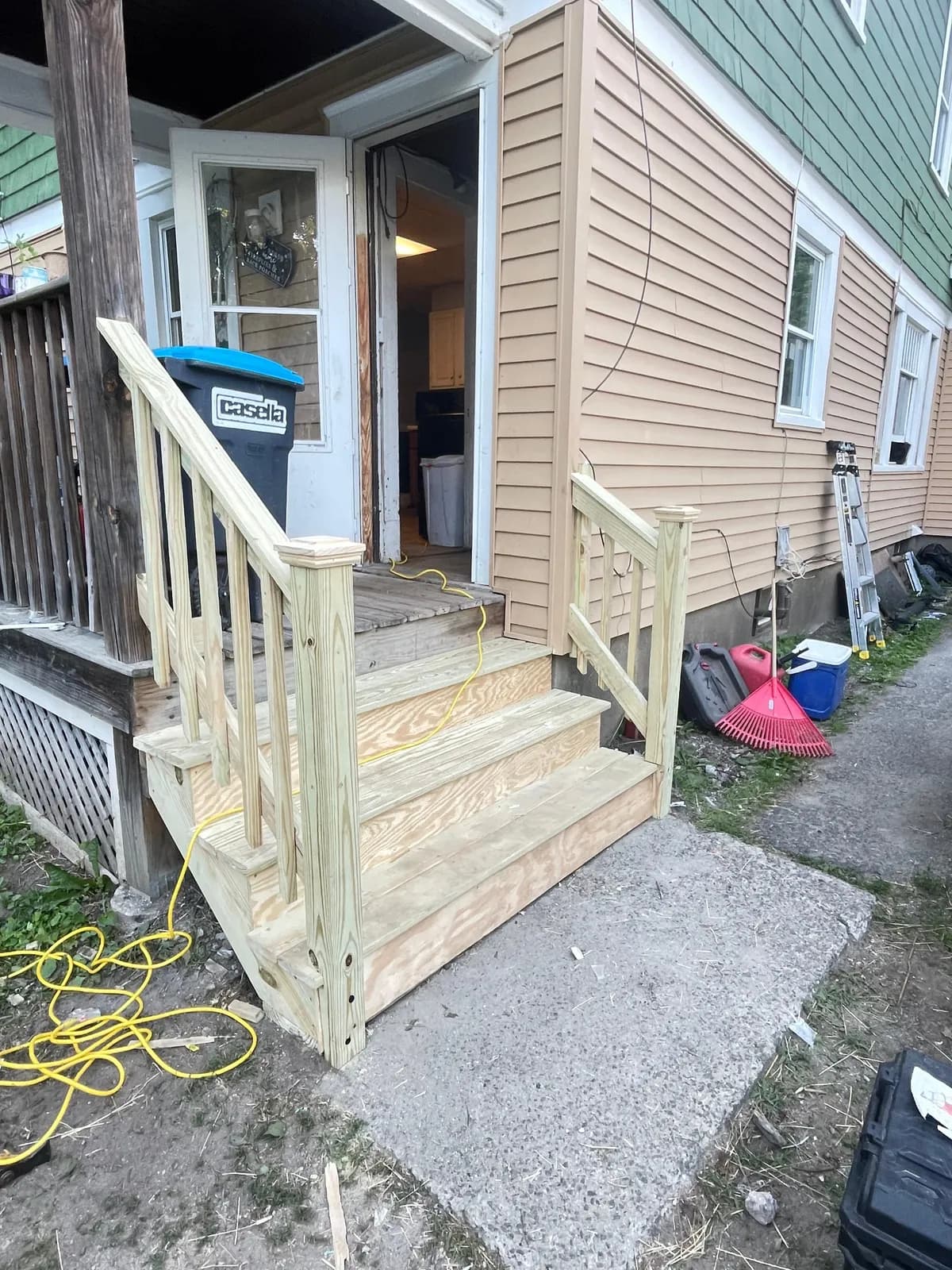 Finished exterior work by Alpha Services Renovation